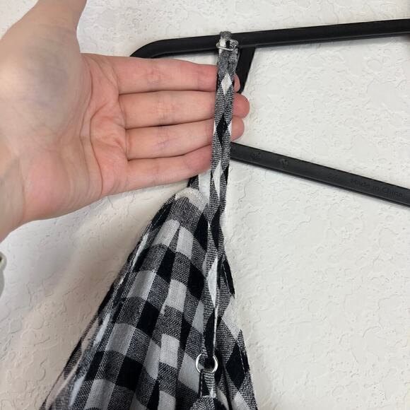 Rails x REVOLVE Linen Blend Dress Size Medium August Gingham Checked Print - Picture 8 of 8